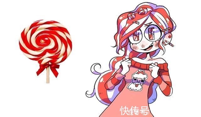 二次元|画师将食物拟人化,眼里只有食物,萌萌画风,拥有一个吃货的心