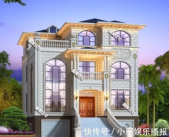 气派|2栋带架空层设计的豪宅,有钱就回老家建房,特别风光