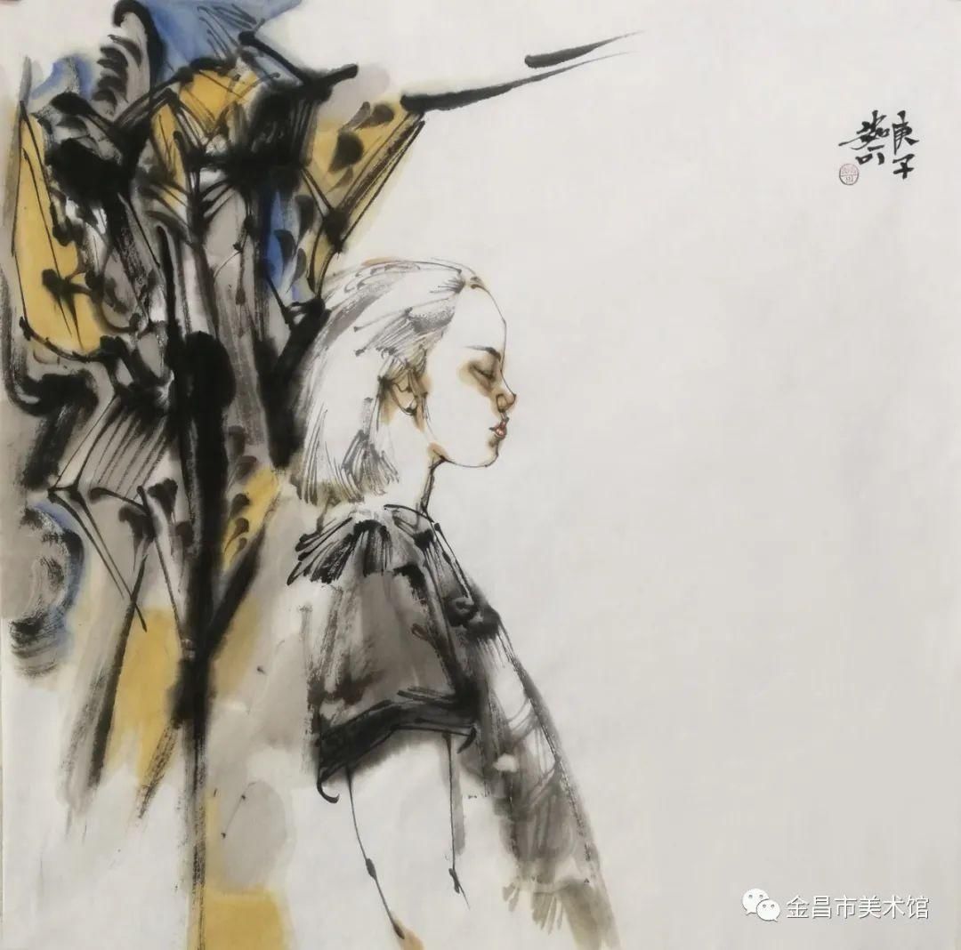 【艺术人生】笔墨丹青吟颂新时代——金昌市美术馆茹可画展（一）