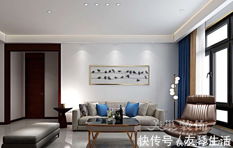 居室|人生第一套房,170平四居室选择现代风,简约优雅有气质