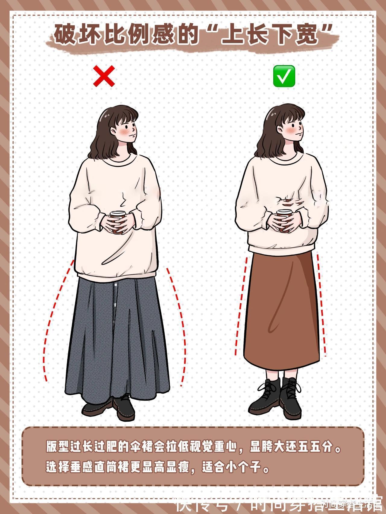 纯色 女生冬天巨丑的8种穿搭对比!不仅显老还很俗气,你中招了吗?