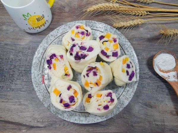 学会这面食,早餐轻松做,比包子简单,不用加糖也甜美,好棒