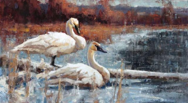 马克汉姆$动物锦集,加拿大画家杰里·马克汉姆作品欣赏