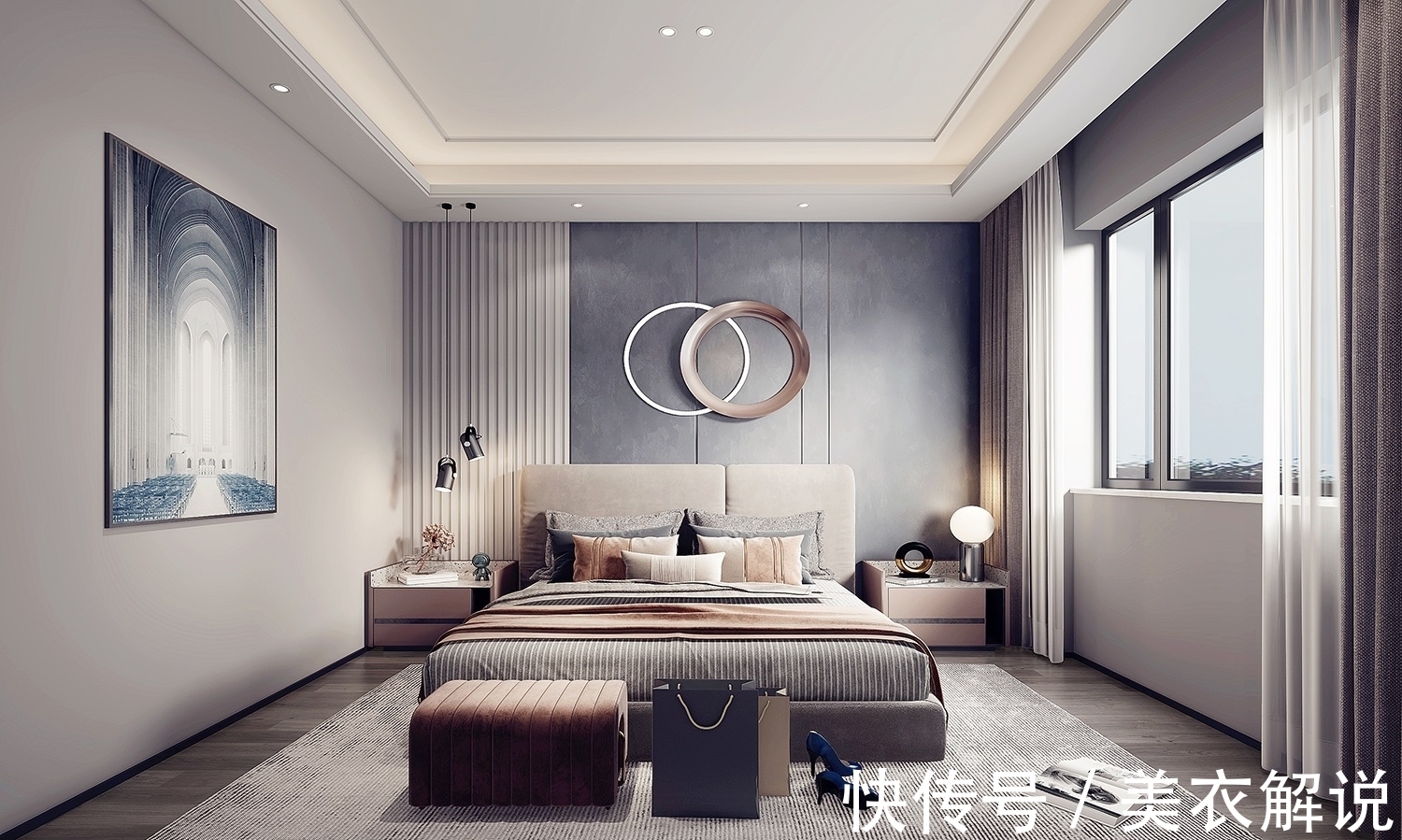 简约|480㎡现代简约,为生活留白~