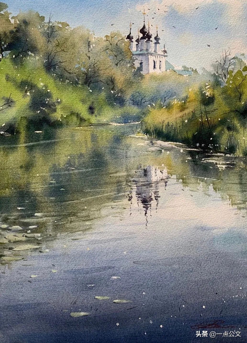 艺术家|流淌的水彩原来是这样的：充满活力与动感