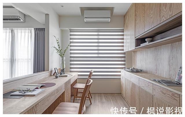 书房|如果你家也是110㎡三居室,这套装修可作参考,格局设计很经典!