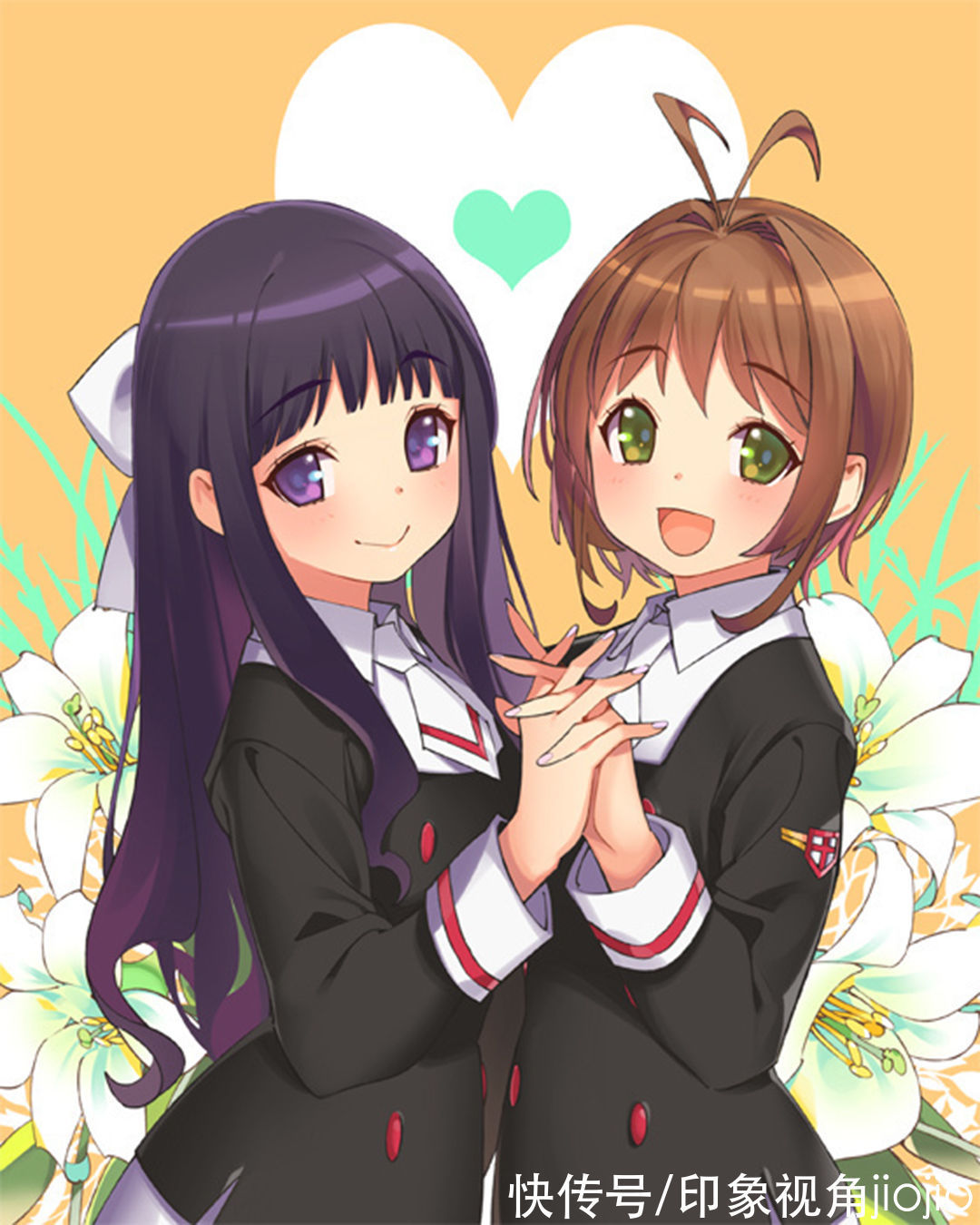 jiojio$《魔卡少女櫻》系列同人插畫,簡直妥妥地派狗糧