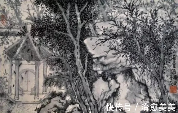 水墨!中国美院|二十多年来,他的水墨山水画影响了众多青年创作者