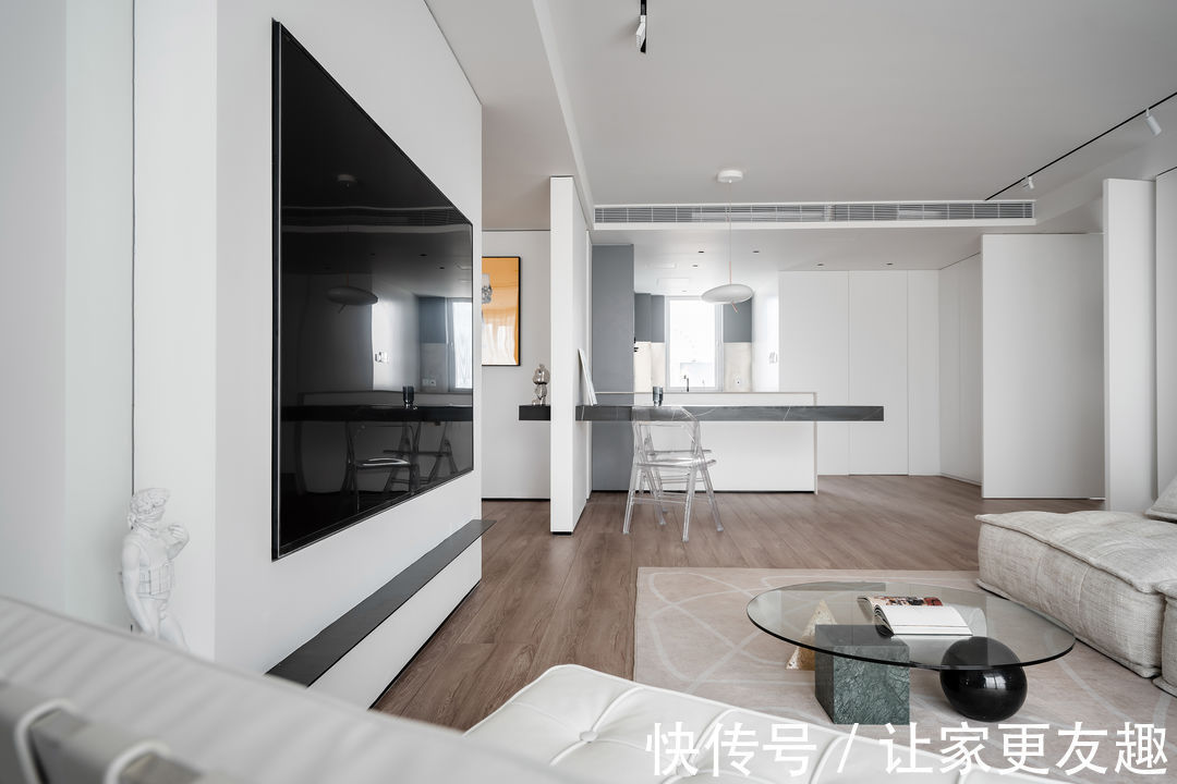 悬浮|悬浮餐厅,125㎡现代艺术博物馆之家,气质动人