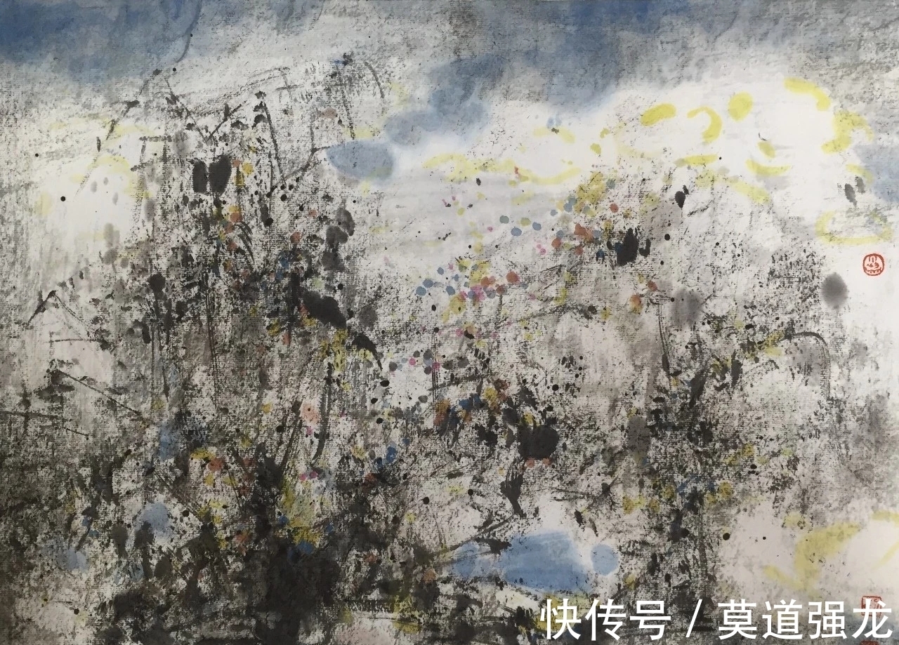 水墨|刘思东水墨山水画,看似随心所欲的洒脱,却有无尽的笔墨意蕴