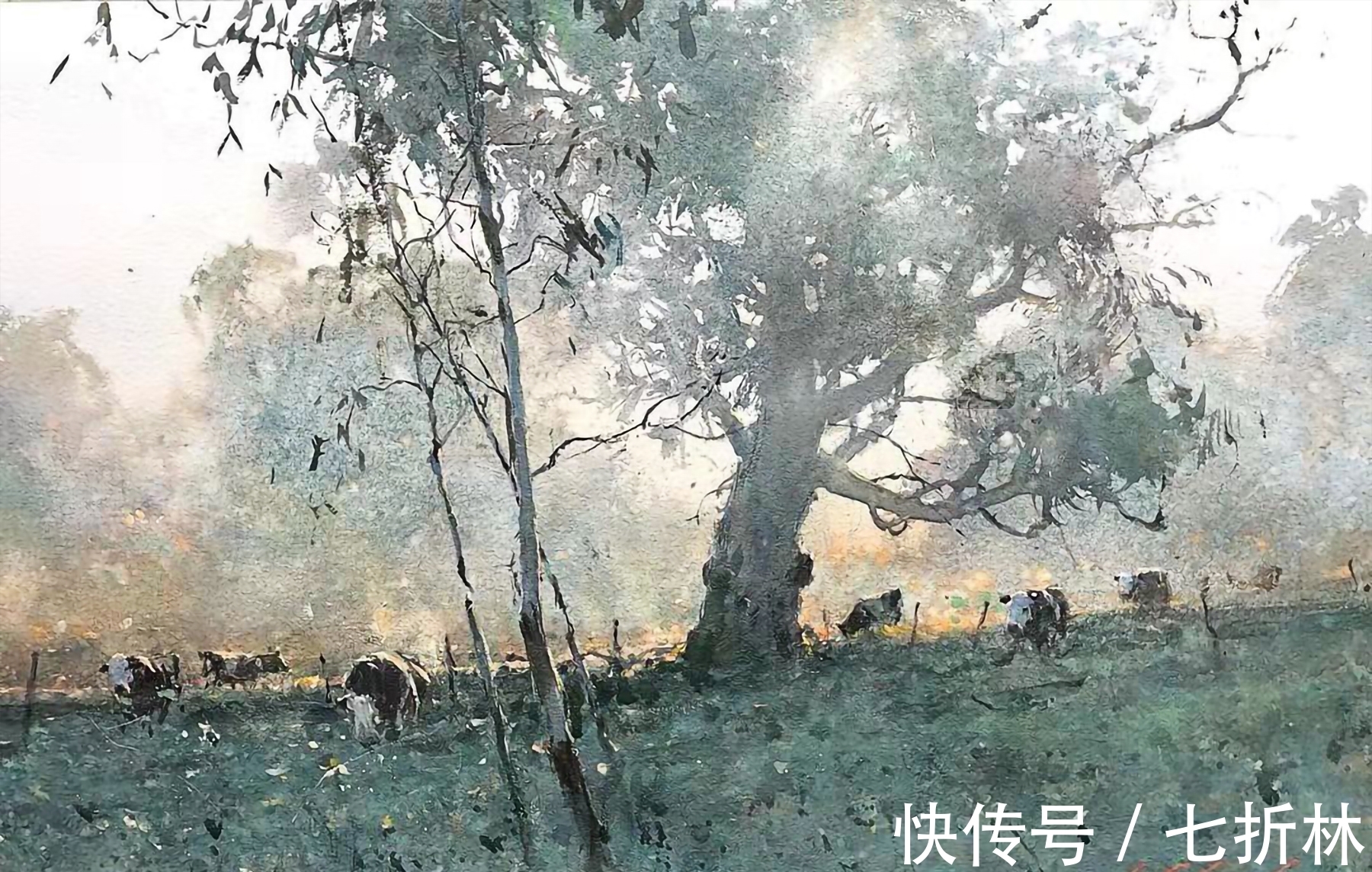 终身成就奖$他是外光绘画终身成就奖得主,他是水彩艺术大师Joseph Zbukvic