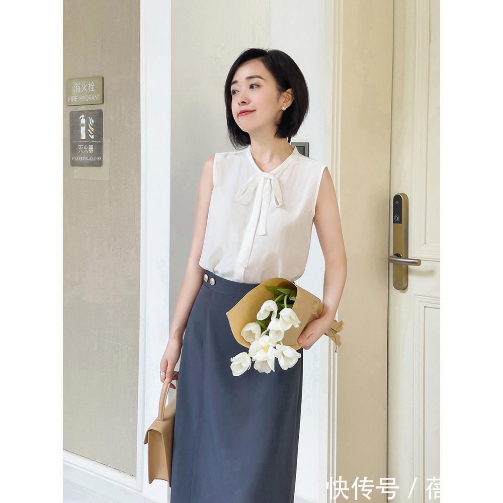波点|职场女性多备“衬衫”,搭配阔腿裤、九分裤、半身裙,时髦又优雅