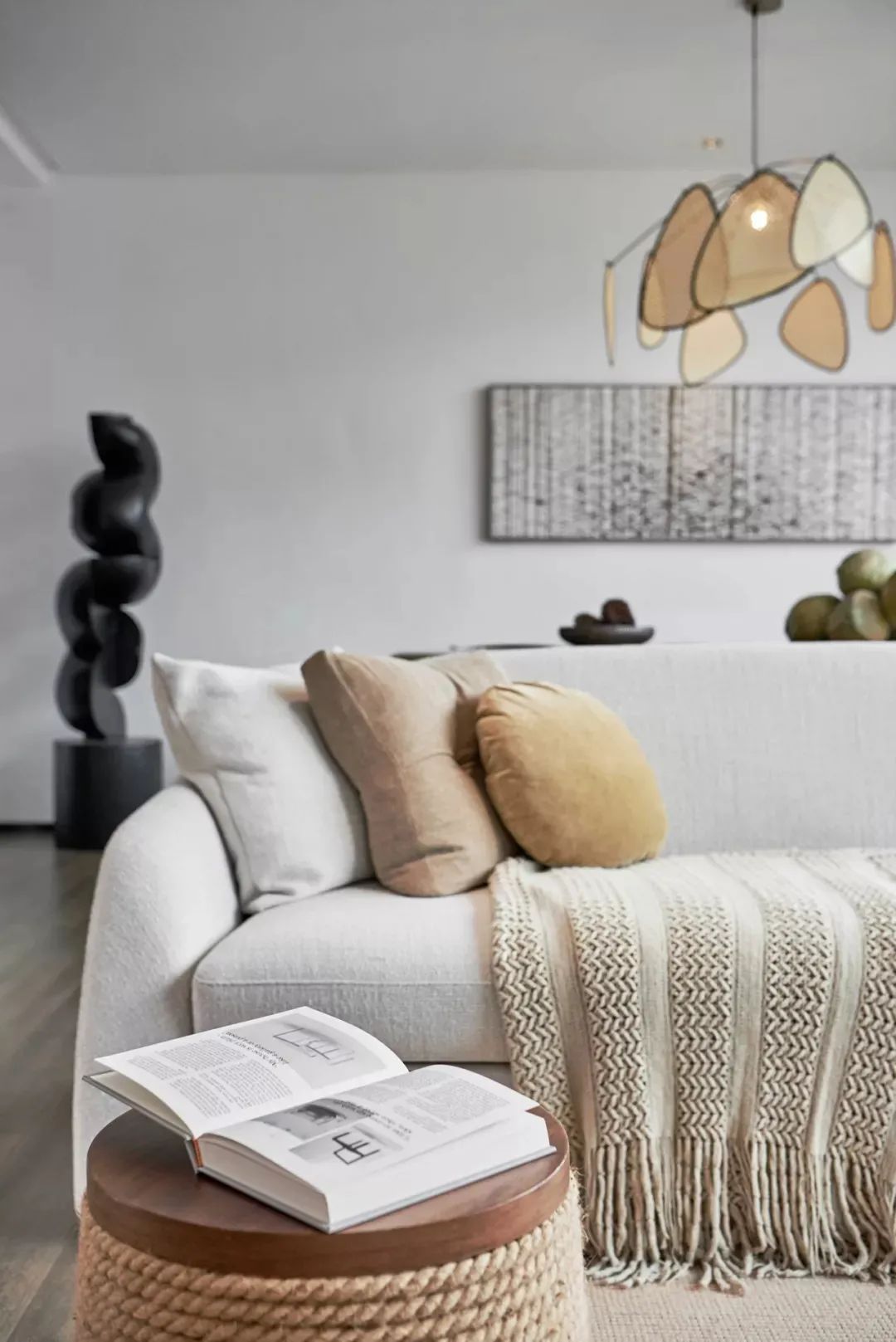 简约|160㎡现代简约,自然朴质中性色,生活淡泊如清茶