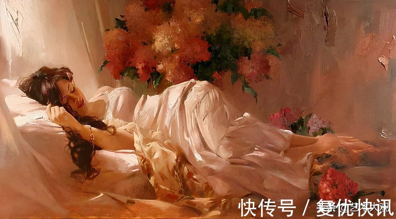 绘画@西式风格淑女绘画——当代画家Richard S. Johnson人物油画欣赏