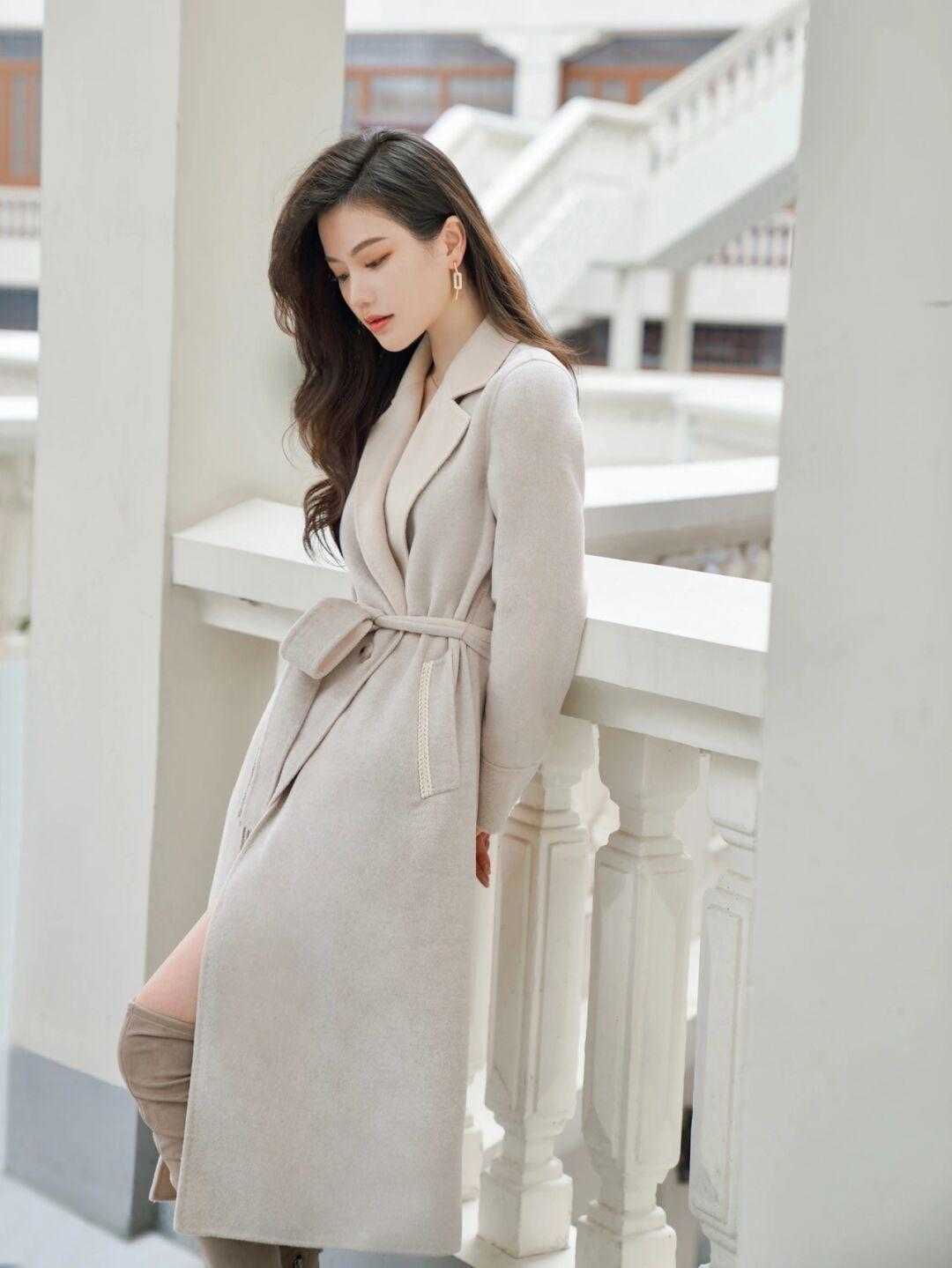 博主|大衣穿不出女人味不要怕,入手这款收腰款大衣,上身秒有小蛮腰
