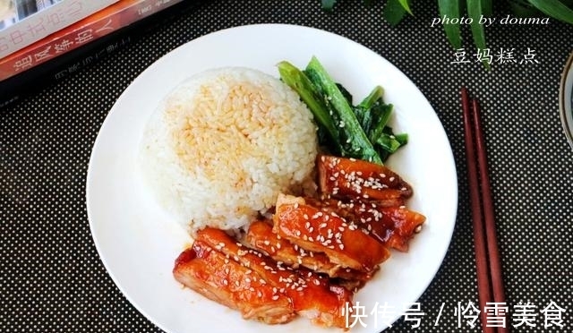 鸡腿肉|不用开火,教你10分钟做鸡腿饭!学会就不用叫外卖啦~