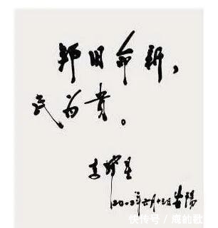 初学者@外交名家李肇星书法惹争议,结构太松散飘逸,被网批“小学生”体