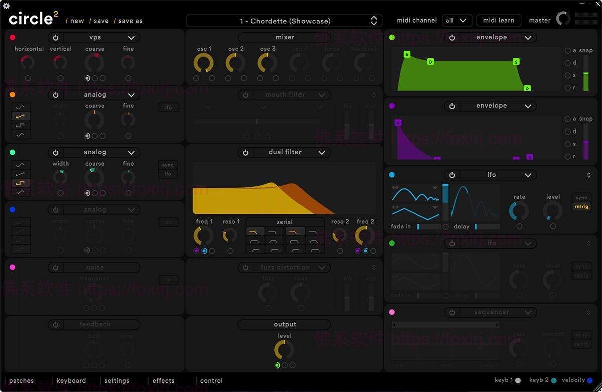 Circle² v2.2.1 音频效果合成器-下载否