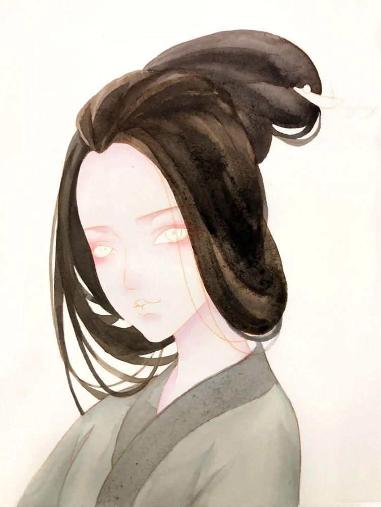  沈晔|她画出古风梦幻的水彩人物，融化了10万粉丝的心，这样的人也太温柔了！
