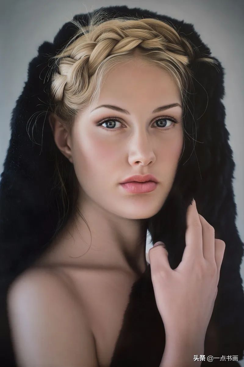 艺术家$瑞典女艺术家 安娜·哈尔丁·莫尔 写实作品欣赏