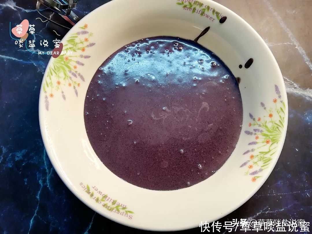 黑米|黑米糕真心不难做，只要有黑米和鸡蛋牛奶就能成