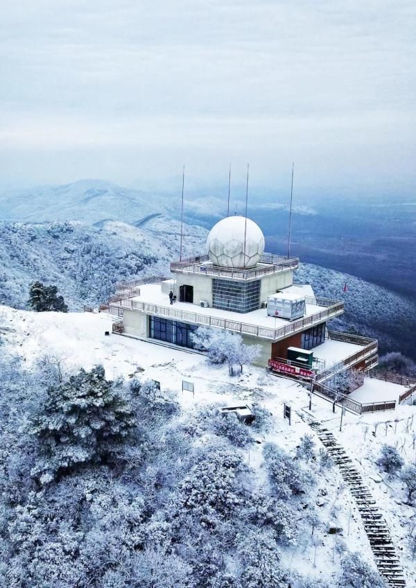 横山风景区|马鞍山横山风景区：雪景如画