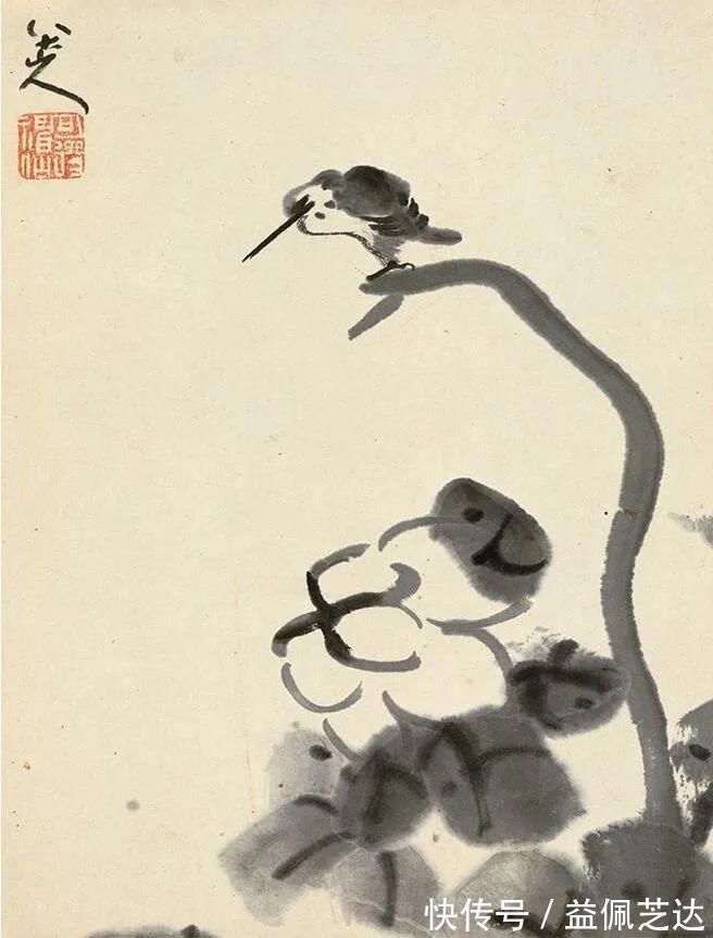 笔墨|这组册页比较全面的展现了八大山人的笔墨情怀,有山水、花鸟…