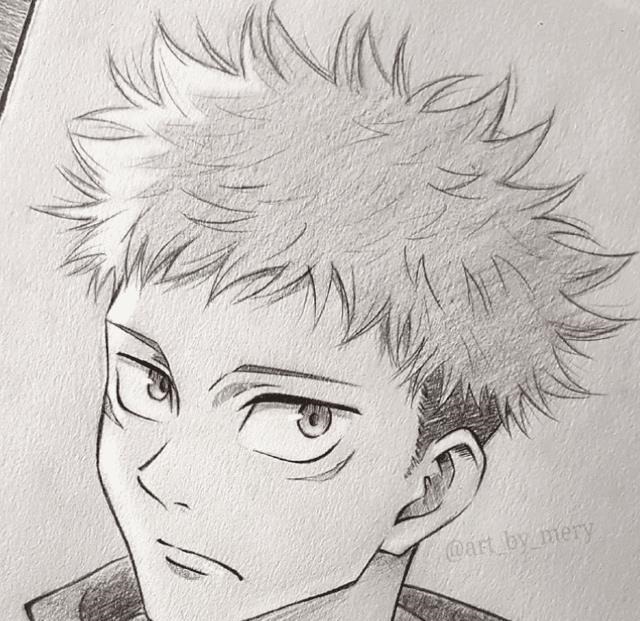 鬼灭之刃@只涂眼睛就能把角色画活,五条悟和夜斗惊艳众人,这才是神级绘画