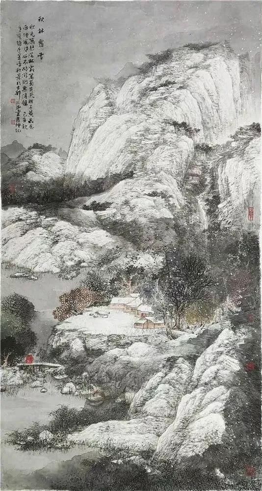 山水画&「津门网」画家赵青仲--山水画欣赏