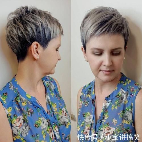 超短发|女人过了50岁发型这样剪,洋气显年轻,时尚更自信