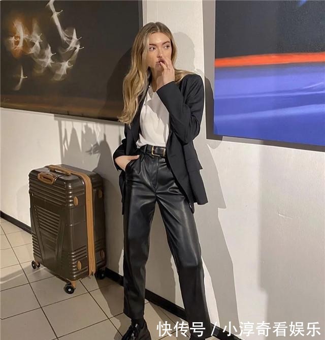 烟管|今冬流行“烟管裤”,修饰腿型又百搭,这么完美的裤子谁不爱呢?