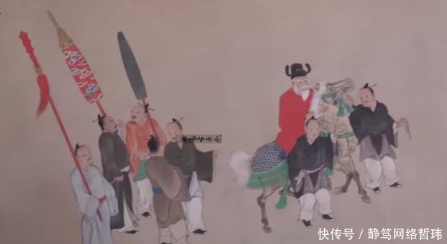 使团|日本绘制的琉球王国朝贡幕府将军珍贵画像，官员身穿明朝服饰前往