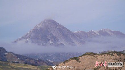 秋雪|宛若童话世界！一场秋雪惊艳马蹄寺风景区