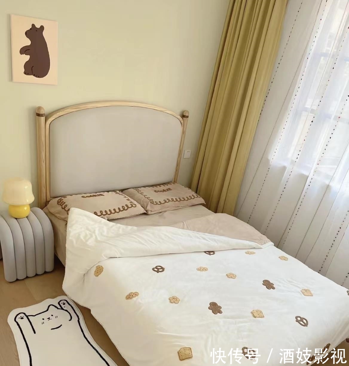 装饰画|他们家81㎡，用原木+现代简约，打造成日式混搭风，平淡又温馨