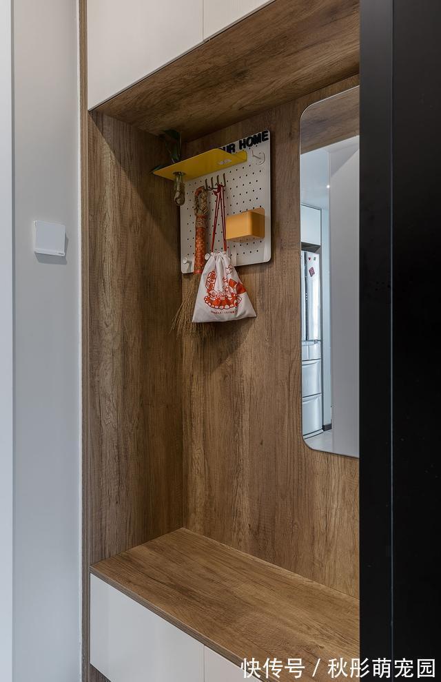 玄关|96㎡三房,两个人住!装修不是很豪华,把简约温馨带回家