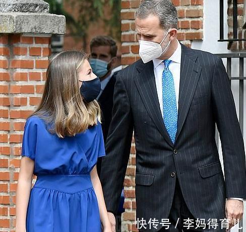王室公主|莱昂诺尔又穿高跟鞋，5厘米高的鞋跟没赶上妹妹，14岁就穿猫跟鞋