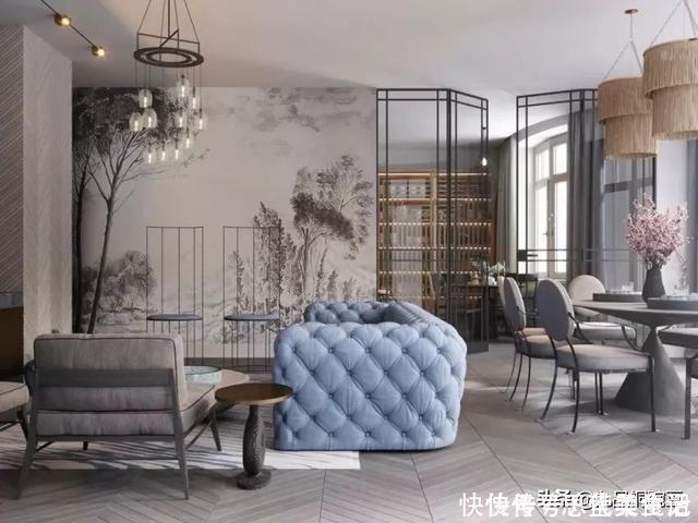 客厅|去掉万年不变的‘电视+沙发+茶几’老三件,客厅可以美成这样