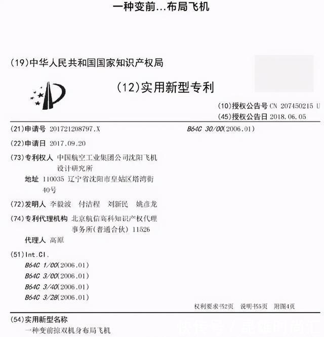掠翼|沈飞不甘落后,也亮出一款新机型!变前掠翼双体飞机听说过吗?