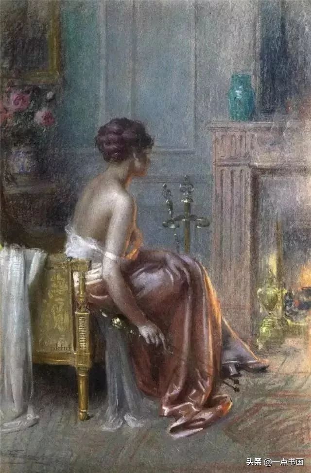 精致@他笔下的女子细腻精致,光泽诱人