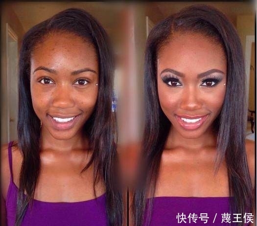 眼睛|妹子化妆前后有多大区别?那些图片使你自己的眼睛情绪失控