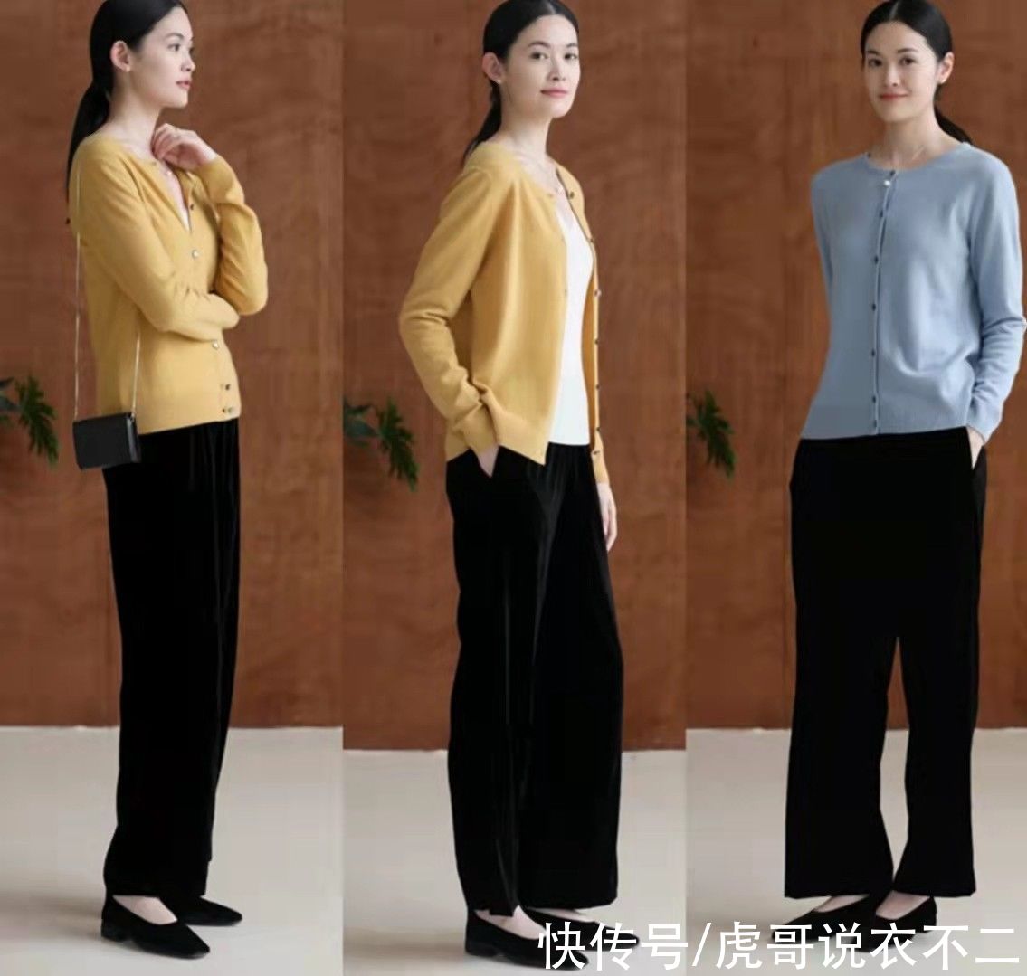 针织开衫|秋季买外套，建议40岁女人多选这四种实用款，百搭时尚又体面高级