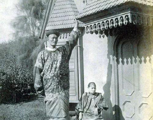 姚明|他是晚清第一巨人,比姚明还高90cm,1岁就能站着吃饭,还娶了外国美女