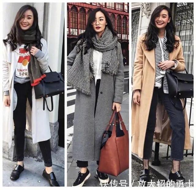 这个博主厉害!158cm穿大衣真高级,总结这4个诀窍