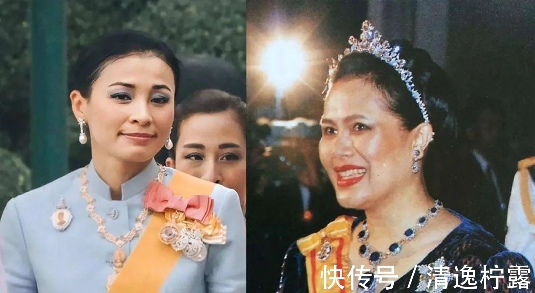 泰王&苏提达珠宝添新花样,黄金胸针、钻石胸针轮流戴,配4层珍珠美了