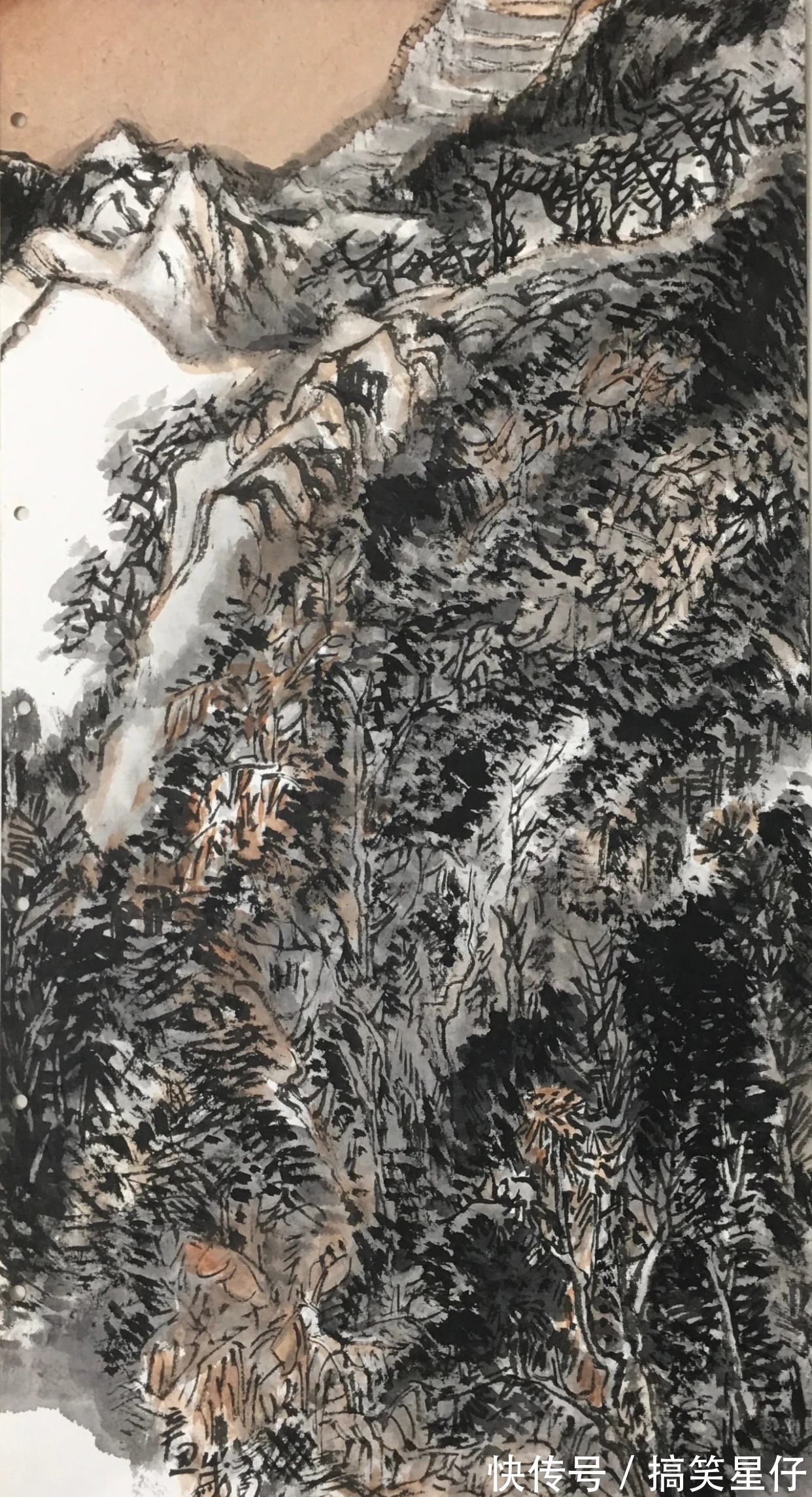 笔墨|朴实无华的笔墨|许沛波写意山水画