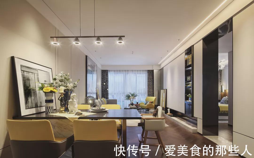 空间|108㎡三室,简洁空间配上雅致软装,舒适又大方