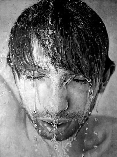 人物画|超写实铅笔素描!超细腻的铅笔人物画!