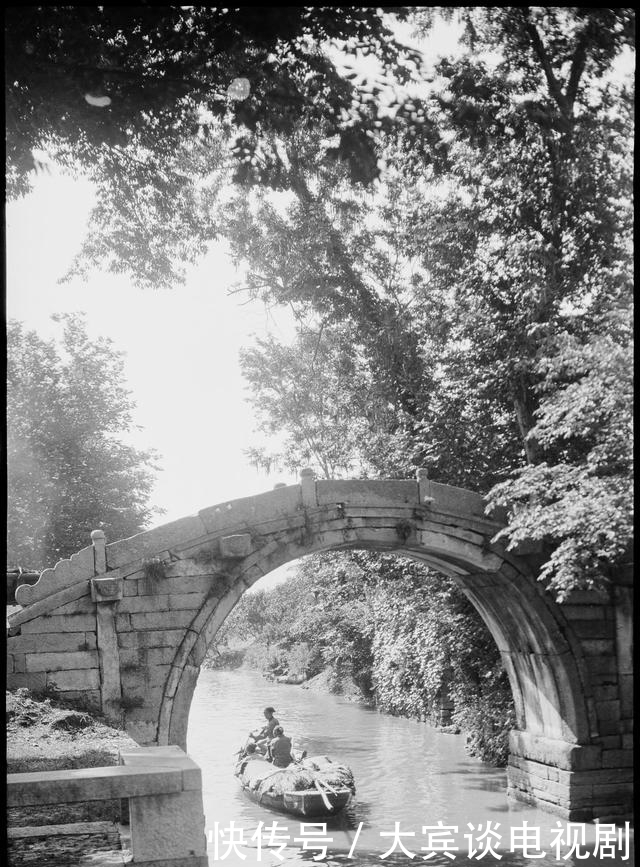 江南水乡|民国时期老照片，江南水乡的民间田园生活，充满人间烟火味