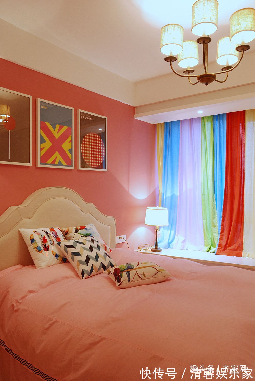 色彩|80平混搭二居之家,丰富的色彩,个性的布局,让脑洞大大大!