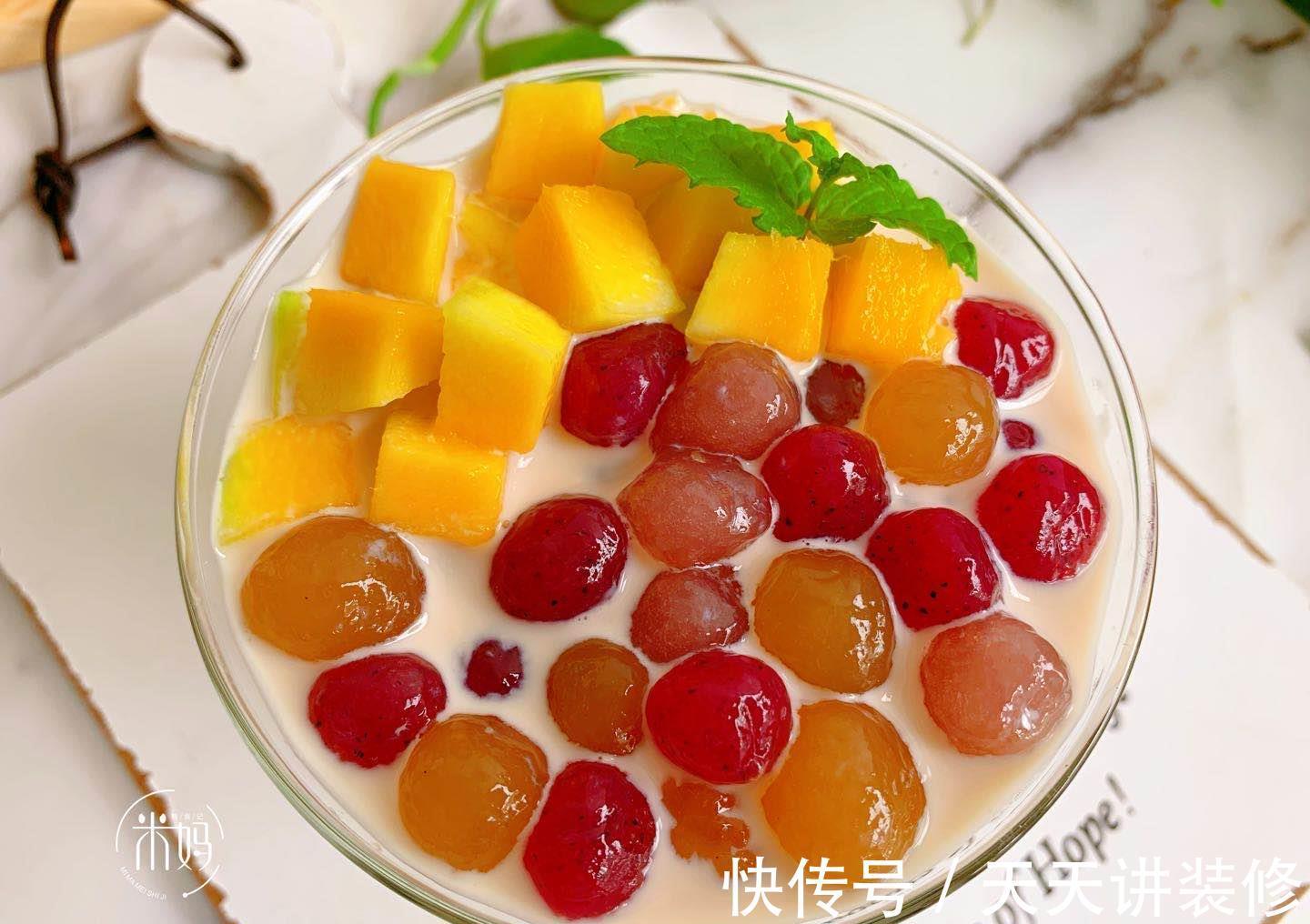 添加|这3种水果做成甜品,健康无添加,Q弹爽滑又香甜,比芋圆还好吃